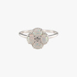 Czelline Opal Clover Fine Ring