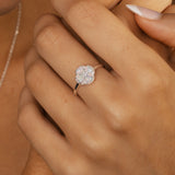 Czelline Opal Clover Fine Ring