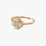 Czelline Opal Clover Ring