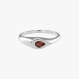 Garnet Vesper Ring