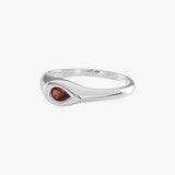 Garnet Vesper Ring
