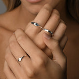 London Blue Topaz Vesper Ring