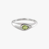 Peridot Vesper Ring