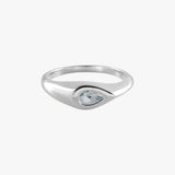 Sky Blue Topaz Vesper Ring