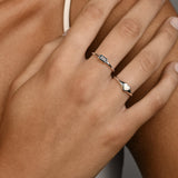 Baguette London Blue Topaz Fine Ring