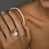 Coin Double Stretchy Ring