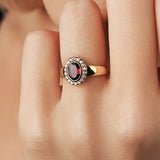 Stella Rhodolite Garnet Ring