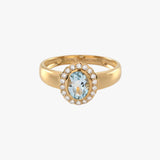 Stella Sky Blue Topaz Ring