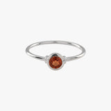 Orange Sapphire Fine Ring