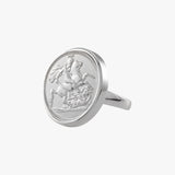 Flat Top Sovereign Coin Ring