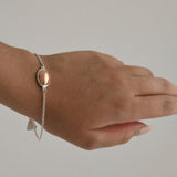 Oval Pendant Belcher Bracelet