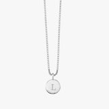 Round Initial Plate Necklace (Choose Up To 2)