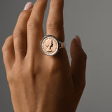 Threepence Coin ring