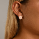VT Plate Stud Earrings