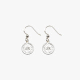 Sunface Hook Earrings