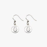 Scarab Beetle Hook Earrings