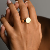 Plain Signet Ring (12mm)