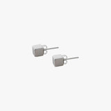 Large Square Stud Earrings