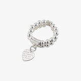 VT Liebe Heart Stretchy Ring