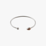 Open Pear Detail Bangle