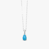Turquoise Pear Necklace