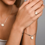 Micro Coin Clip Chain Bracelet