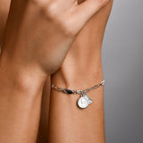 Micro Coin Clip Chain Bracelet