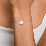 Fine Belcher Micro Coin Bracelet