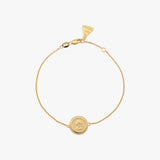 Fine Belcher Micro Coin Bracelet