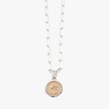 Micro Coin Fine Clip Chain Necklace