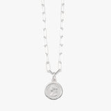Micro Coin Fine Clip Chain Necklace