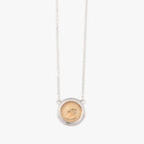 Fixed Micro Coin Necklace