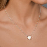 Fixed Micro Coin Necklace