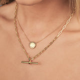 Fixed Micro Coin Necklace