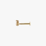 Margot Flat Back Lab Diamond Stud