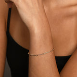 Luxe Segmented Herringbone Bracelet