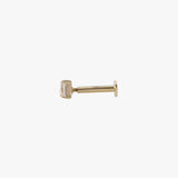 Tresora Flat Back Lab Diamond Stud