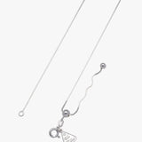 Adjustable necklace with mini coin