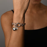 Small Mama Bracelet with Puffy Heart