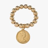 Stretchy Bracelet with (1966) 50c Coin