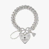 Small Mama Heart Padlock Bracelet