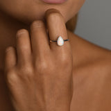 Pear Czelline Opal Ring