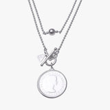 Ball Chain Florin Necklace