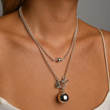 Silver Chime Ball Necklace
