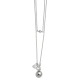 Silver Chime Ball Necklace