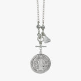Statement St Benedict Necklace