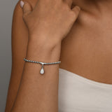 Pear Czelline Opal Stretchy Bracelet