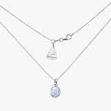 Oval Czelline Opal Belcher Necklace