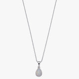 Pear Czelline Opal Ball Chain Necklace