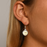 Mini coin earrings